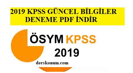 kpss 2019 güncel bilgiler pdf